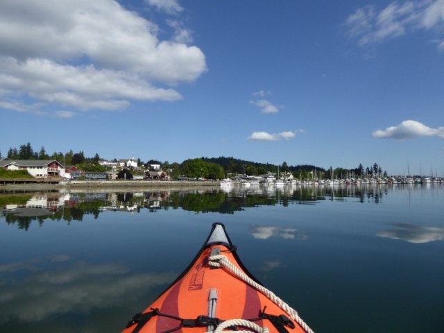 Returning to the marina