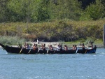 Monday I was treated to a front-row seat to the 2018 Power Paddle to Puyallup. Over 100 canoes, some paddling from as far north as north end of Vancouver island (both inside and outside of island), converging at Tacoma later in the week. Monday night stopping at Swinomish tribe, directly across from LaConner.