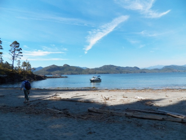 Rugged Point Cove viewed from the 