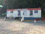 The store at Fair Harbour.  There are a couple of trailers up in the woods behind the store for employees.  That is all there is to Fair Harbor.