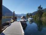 The launch at Gold River. Not inexpensive to launch and store the tow rig.