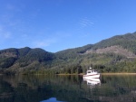 On the hook at Hisnet Inlet