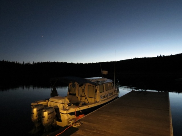 Photo by Kevin Oliver.  This years spot Bridge Bay Marina.  What appears to be a Star is I believe Jupiter with Mars already below the horizon.