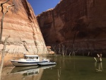 Looking down Iceburg Canyon.  Tough to get through the shallow water & cotton woods to shore