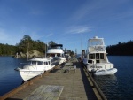 Pulled in to my favorite spot in Fossil bay, protected on the inside of Dock 1 from the prevailing winds that funnel through the bay at times.