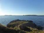 The point on the southern entrance into Shallow Bay. Looking over at Patos Island