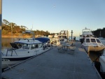 Down on the dock saying hi to the others