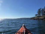 I wanted to sneak a peek up East Sound but the winds and waves were so persistent I couldn't comfortably get around this point. In fact, I only saw 3 or 4 other boats pass by all day long!