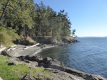 Looking south out of East Sound towards Lopez and Upright Channel