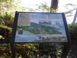One of many informational signs along the 1.5 mile loop trail