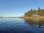 Departing Obstruction Pass State Park at 8 AM on a Sunday morning in mid October