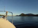 Cruising up East Sound on my way to Eastsound, Orcas Island