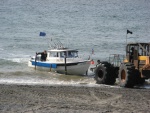 Beach loading in Ninilchik