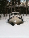 Buried in snow (Spring 2012)