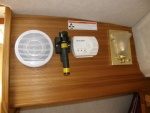 CO2 detector and rechargeable flashlight