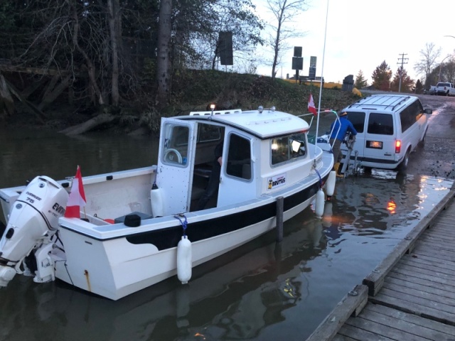 Fraser River launch