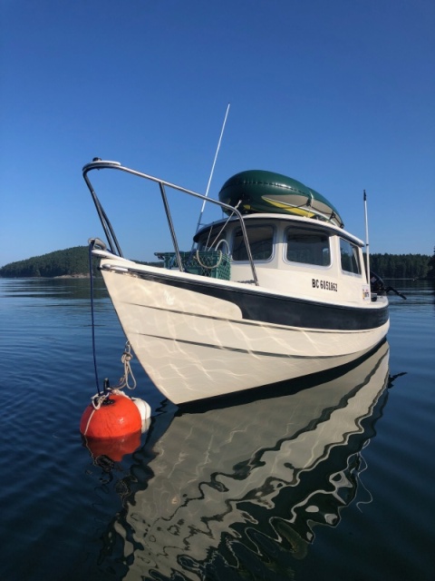 Our own mooring spot!