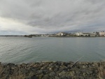 Squalicum Harbor entrance as seen from new waterfront trail