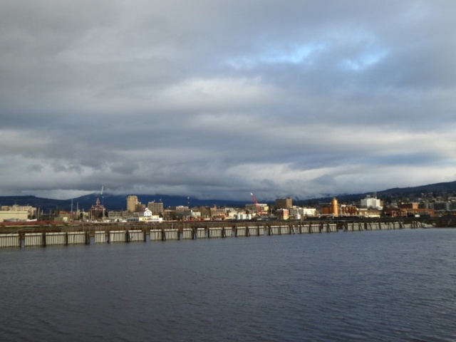 View of the city from new trail