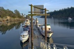 Grabbed the last spot at the dock, just before low tide, only a couple of feet deep, perhaps the only reason it was still available. Guy helping me dock was worried I was going to run aground, LOL!