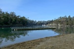 A state park dock in Mud Bay for the winter. Anyone know which one this is?