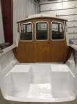 Also painted the inside hull with polyurethane to cover up the original spatter finish.
