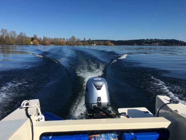 Departing Magnusson Park / Sand Point