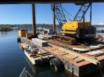 Marina construction at Gene Coulon