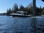 Nice yacht out cruising the lake. Definitely more fun on a C-Dory!