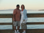 Port Sidney, BC and Mount Baker in the background