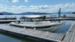 ClueZo at her new moorage, Lake Pend Orille, Hope Idaho