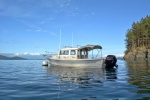 Dock was full (of course) so grabbed a buoy on the east side, since the forecast was continued calmness.