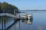 Typical James Island dock on a weekend