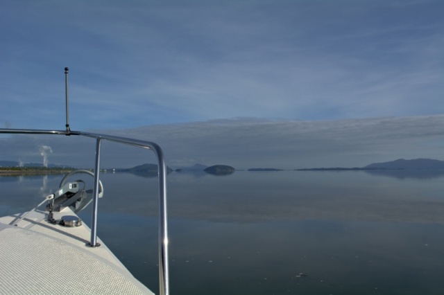 Flat calm north of the swinomish channel