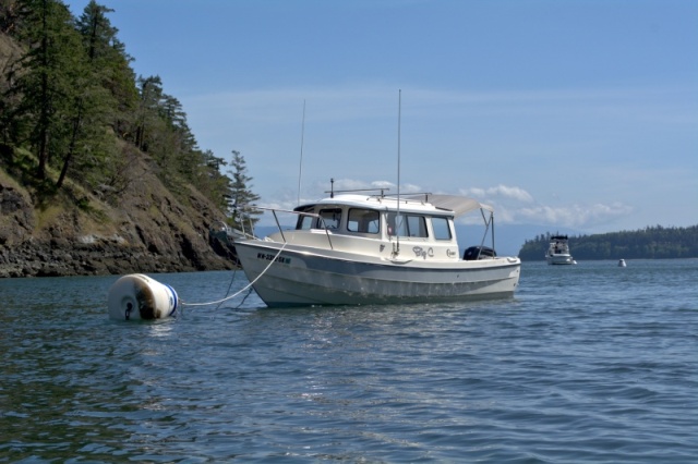 Grabbed my favorite, innermost buoy at Eagle Harbor at low tide, only about 5 feet here.