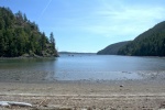 One last look at Eagle Harbor before setting out on my hike