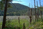 Better views of lake from Smugglers Cove trail