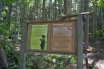 Signage at Smugglers Cove trail head