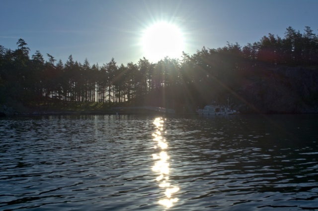 James Island sunrise - some space at the dock