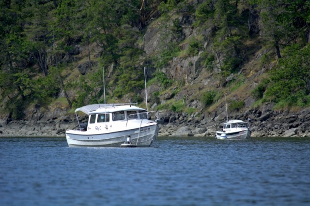 Continued around to Reid Harbor and grabbed a buoy next to Agostino