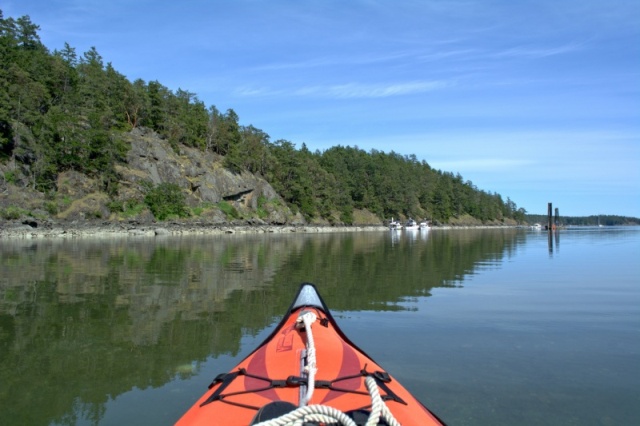 Paddling around Reid Harbor