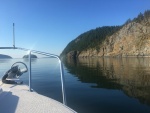 Flat calm on east side of Guemes near Boat Harbor