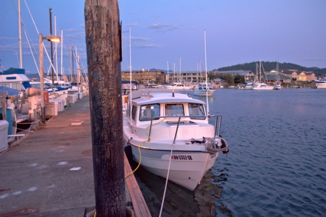 All settled in Thursday night, at Gate 9, but no other boats yet.