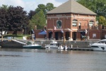 Waterford town dock, the eastern start of the Erie Canal