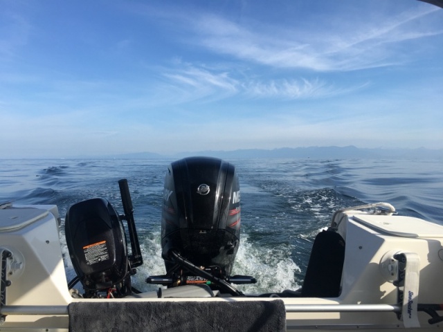 Flat calm on Georgia Strait