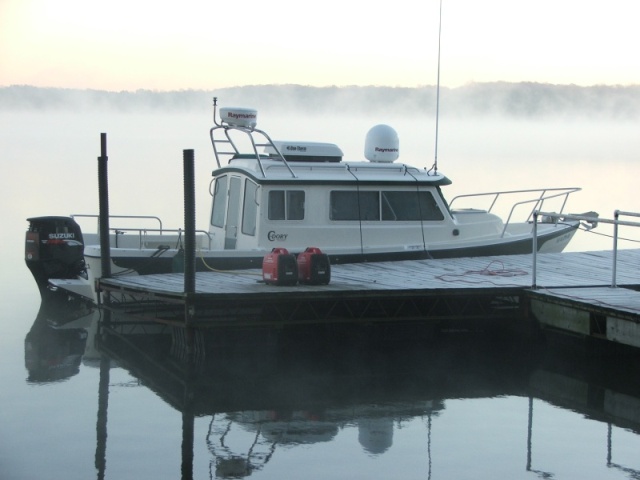 Docked at Momma Byrds on the Cumberland River