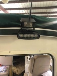 Install LED work light for cockpit and rear view camera  that connects to phone for trailering 1