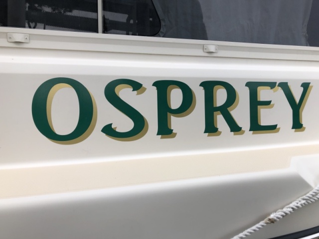 Boat Name using Doityourselflettering