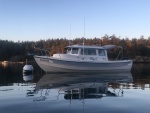 On the buoy in Fossil Bay