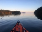 Paddling around the bay